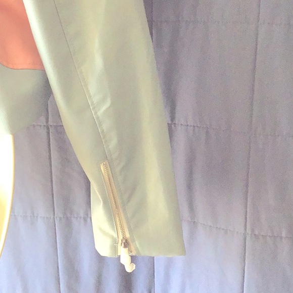 Pink and Blue Varsity Jacket with Retro Style - Picture 7 of 10